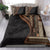 Samoa Siapo Motif and Tapa Pattern Half Style Bedding Set Black Color