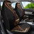 Samoa Siapo Motif and Tapa Pattern Half Style Car Seat Cover Black Color