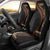 Samoa Siapo Motif and Tapa Pattern Half Style Car Seat Cover Black Color