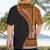 Samoa Siapo Motif and Tapa Pattern Half Style Hawaiian Shirt Yellow Color