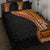 Samoa Siapo Motif and Tapa Pattern Half Style Quilt Bed Set Yellow Color