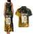 Custom New Zealand and Australia Rugby Couples Matching Tank Maxi Dress and Hawaiian Shirt Maori Warrior With Aboriginal Version