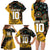 Custom New Zealand and Australia Rugby Family Matching Long Sleeve Bodycon Dress and Hawaiian Shirt Maori Warrior With Aboriginal Version