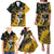 Custom New Zealand and Australia Rugby Family Matching Puletasi and Hawaiian Shirt Maori Warrior With Aboriginal Version