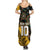 Custom New Zealand and Australia Rugby Family Matching Summer Maxi Dress and Hawaiian Shirt Maori Warrior With Aboriginal Version