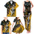 Custom New Zealand and Australia Rugby Family Matching Tank Maxi Dress and Hawaiian Shirt Maori Warrior With Aboriginal Version