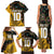 Custom New Zealand and Australia Rugby Family Matching Tank Maxi Dress and Hawaiian Shirt Maori Warrior With Aboriginal Version