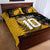 Custom New Zealand and Australia Rugby Quilt Bed Set Maori Warrior With Aboriginal Version