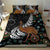 New Zealand Fern and Australia Emu Bedding Set Aboriginal Mix Maori Pattern