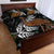 New Zealand Fern and Australia Emu Quilt Bed Set Aboriginal Mix Maori Pattern