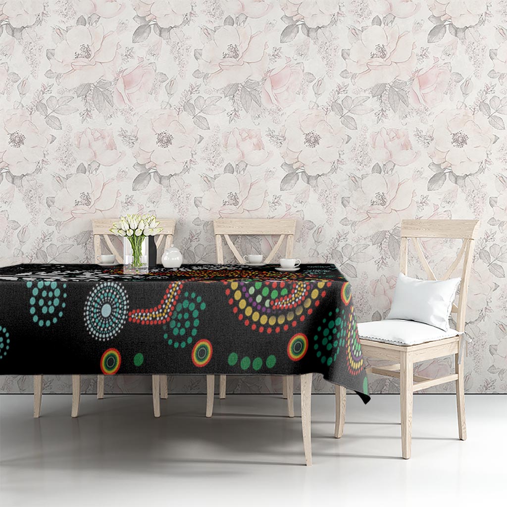 New Zealand Fern and Australia Emu Tablecloth Aboriginal Mix Maori Pattern LT03 - Polynesian Pride