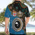 Fiji Palm Tree and Australia Kangaroo Hawaiian Shirt Aboriginal Mix Tapa Pattern