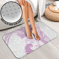 Aotearoa Maori Sea Animals Tribal Bathroom Set Manta Ray and Shark Moko Pattern Pink Color LT03 - Polynesian Pride