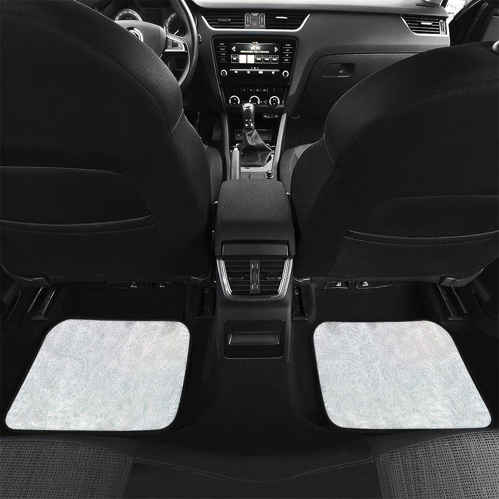 Hawaiian Manta Ray Tribal Car Mats Polynesian Art Motifs Sweet Pastel LT03 Set 2pcs - Back Multicolor - Polynesian Pride