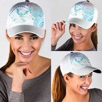 Hawaiian Manta Ray Tribal Classic Cap Polynesian Art Motifs Sweet Pastel