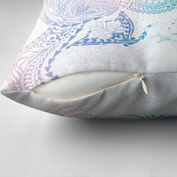 Hawaiian Manta Ray Tribal Pillow Cover Polynesian Art Motifs Sweet Pastel LT03 - Polynesian Pride