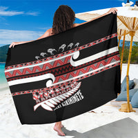 New Zealand Christmas Sarong Funny Santa Claus Haka Dance with Tukutuku