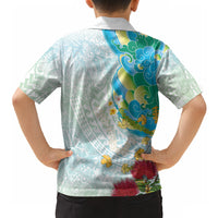 Japanese and Hawaiian Culture Fusion Hawaiian Shirt Irezumi with Turtles and Lei Kakau Pattern Fresh Vibe LT03 - Polynesian Pride