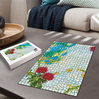 Japanese and Hawaiian Culture Fusion Puzzle Irezumi with Turtles and Lei Kakau Pattern Fresh Vibe LT03 - Polynesian Pride