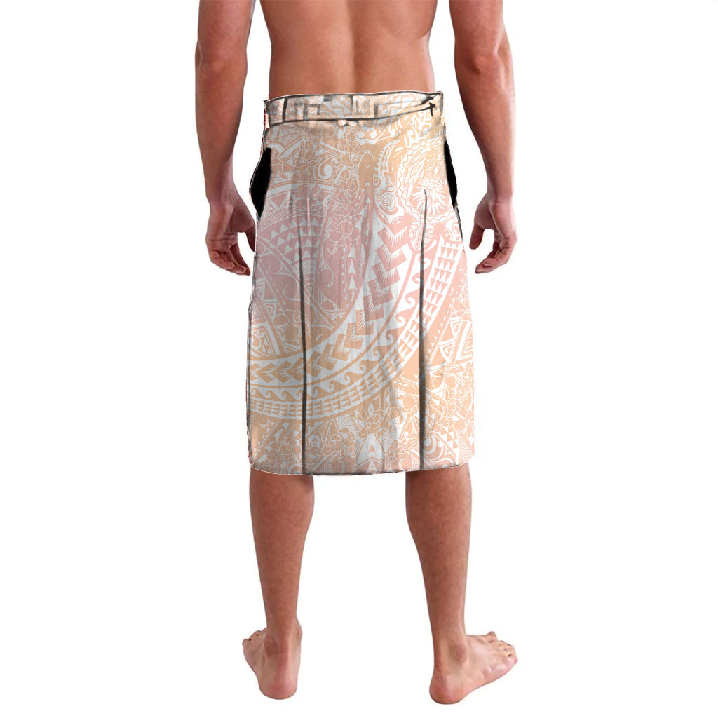 Japanese and Hawaiian Culture Fusion Lavalava Irezumi with Turtles and Lei Kakau Pattern Sunset Vibe LT03 - Polynesian Pride