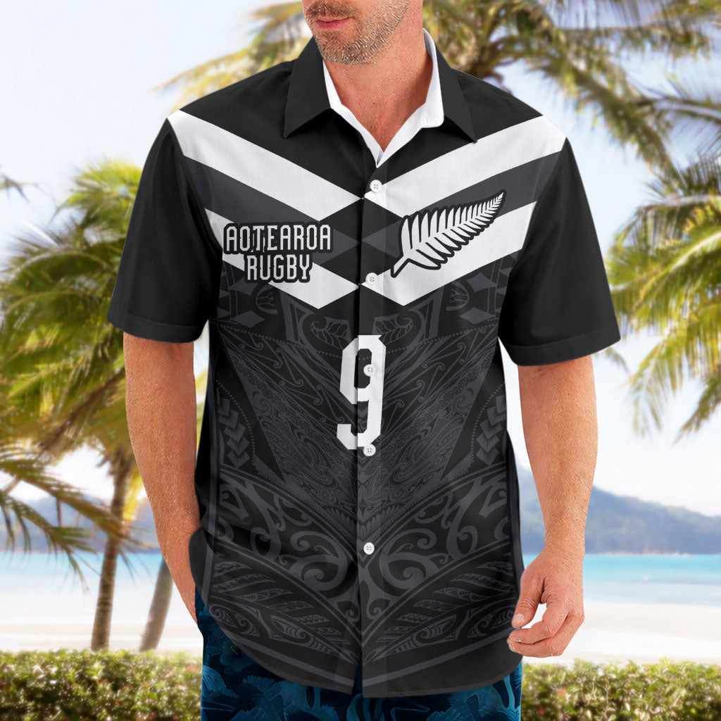 Aotearoa Rugby Custom Hawaiian Shirt Maori Tribal Motifs Stripes-Sporty Style LT03 - Polynesian Pride