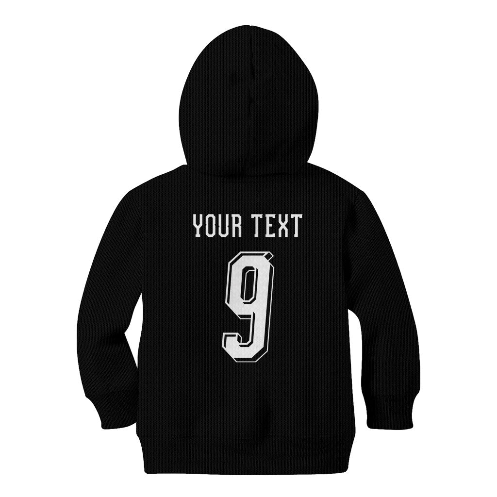Aotearoa Rugby Custom Kid Hoodie Maori Tribal Motifs Stripes-Sporty Style LT03 - Polynesian Pride