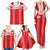 Custom Tahiti Football Polynesian Pattern Family Matching Tank Maxi Dress and Hawaiian Shirt