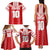 Custom Tahiti Football Polynesian Pattern Family Matching Tank Maxi Dress and Hawaiian Shirt