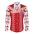 Custom Tahiti Football Polynesian Pattern Long Sleeve Button Shirt