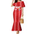 Custom Tahiti Football Polynesian Pattern Mermaid Dress