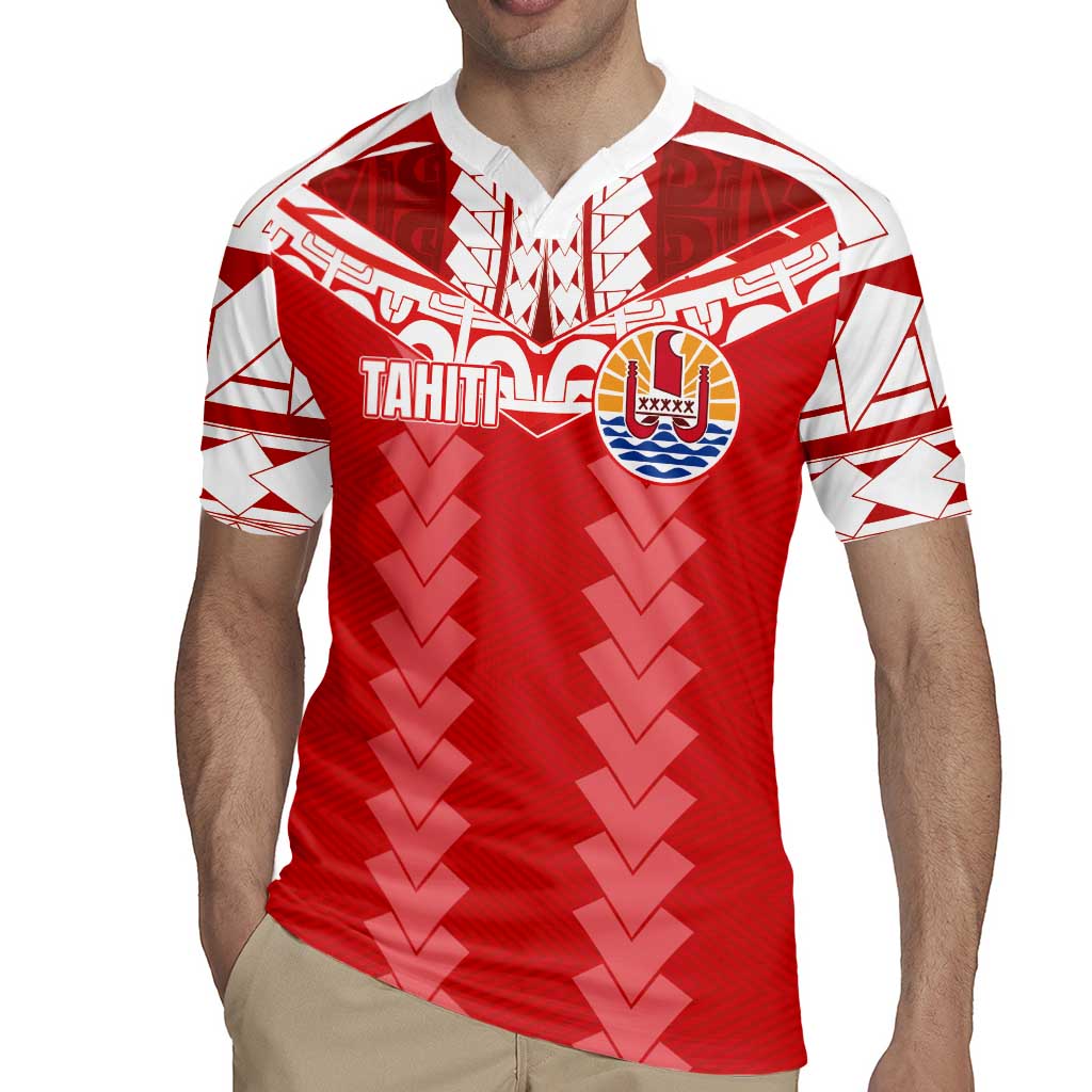 Custom Tahiti Football Polynesian Pattern Rugby Jersey