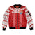 Custom Tahiti Football Polynesian Pattern Sleeve Zip Bomber Jacket