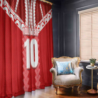 Custom Tahiti Football Polynesian Pattern Window Curtain