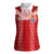 Custom Tahiti Football Polynesian Pattern Women Sleeveless Polo Shirt