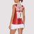 Custom Tahiti Football Polynesian Pattern Women Sleeveless Polo Shirt