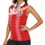 Custom Tahiti Football Polynesian Pattern Women Sleeveless Polo Shirt