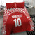 Custom Tonga Football Ngatu Tribal Tattoo Bedding Set