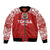 Custom Tonga Football Ngatu Tribal Tattoo Bomber Jacket