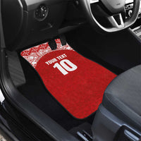Custom Tonga Football Ngatu Tribal Tattoo Car Mats LT03 - Polynesian Pride
