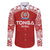 Custom Tonga Football Ngatu Tribal Tattoo Family Matching Long Sleeve Bodycon Dress and Hawaiian Shirt