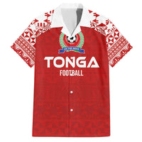 Custom Tonga Football Ngatu Tribal Tattoo Family Matching Off The Shoulder Long Sleeve Dress and Hawaiian Shirt