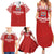 Custom Tonga Football Ngatu Tribal Tattoo Family Matching Summer Maxi Dress and Hawaiian Shirt