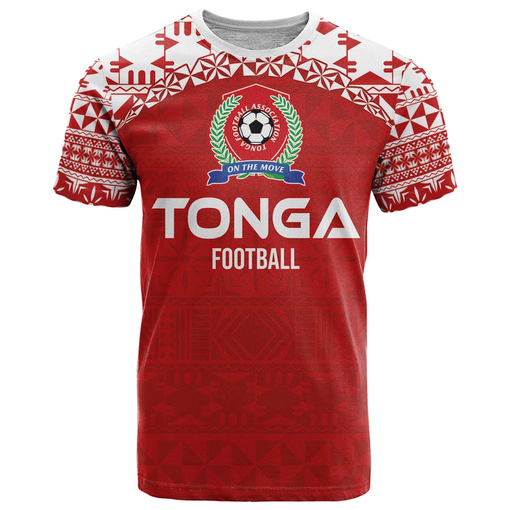 Custom Tonga Football Ngatu Tribal Tattoo T Shirt