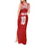 Custom Tonga Football Ngatu Tribal Tattoo Tank Maxi Dress