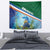 Marshall Islands Kwajalein Atoll Tapestry Polynesian Pattern and Undersea Animals