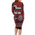 New Zealand Culture Family Matching Long Sleeve Bodycon Dress and Hawaiian Shirt Kia Ora Aotearoa Moko Tattoo Mask with Waka and Maori Art Pattern