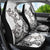 New Zealand Gecko Maori Art Tattoo Car Seat Cover White Color