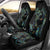 New Zealand Gecko Maori Art Tattoo Car Seat Cover Silver Fern and Paua Shell Mode