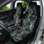 New Zealand Gecko Maori Art Tattoo Car Seat Cover Silver Fern and Paua Shell Mode