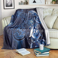 New Zealand Gecko Maori Art Tattoo Blanket Matariki Mode